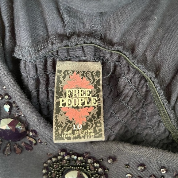 Free People Y2K vintage velvet beaded purpโฆ - Picture 6 of 9